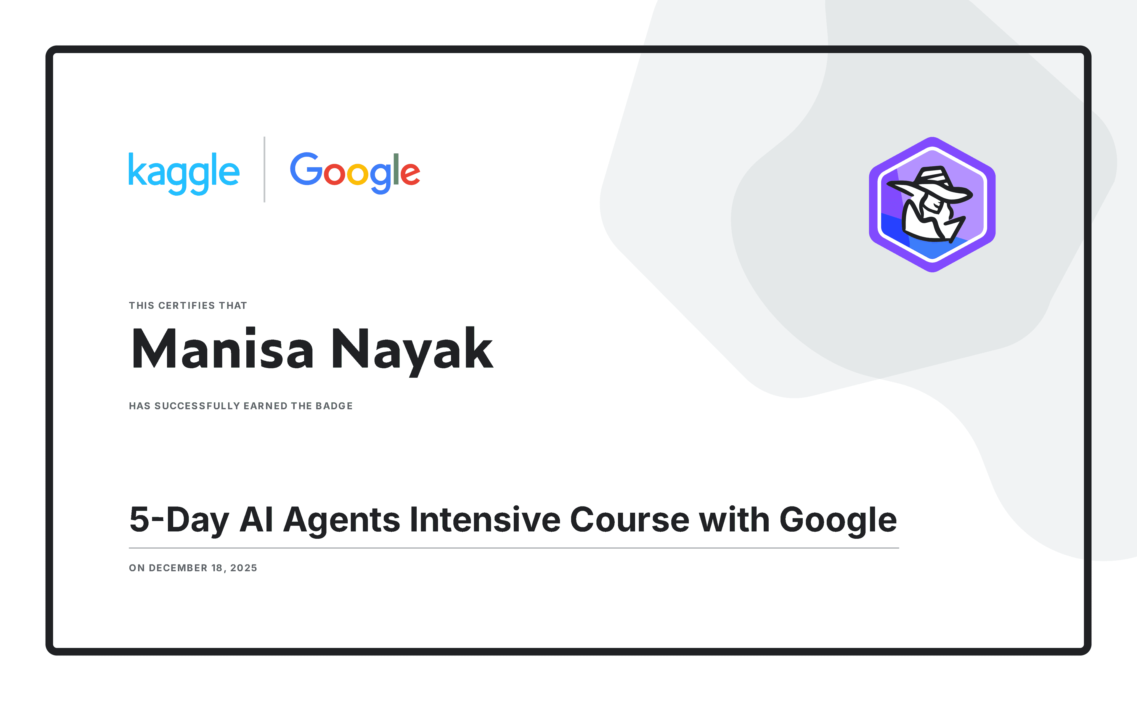 AI Agents Intensive Course